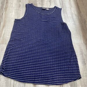 Chico’s Zenergy plush tank in blue and grey 2 12/14